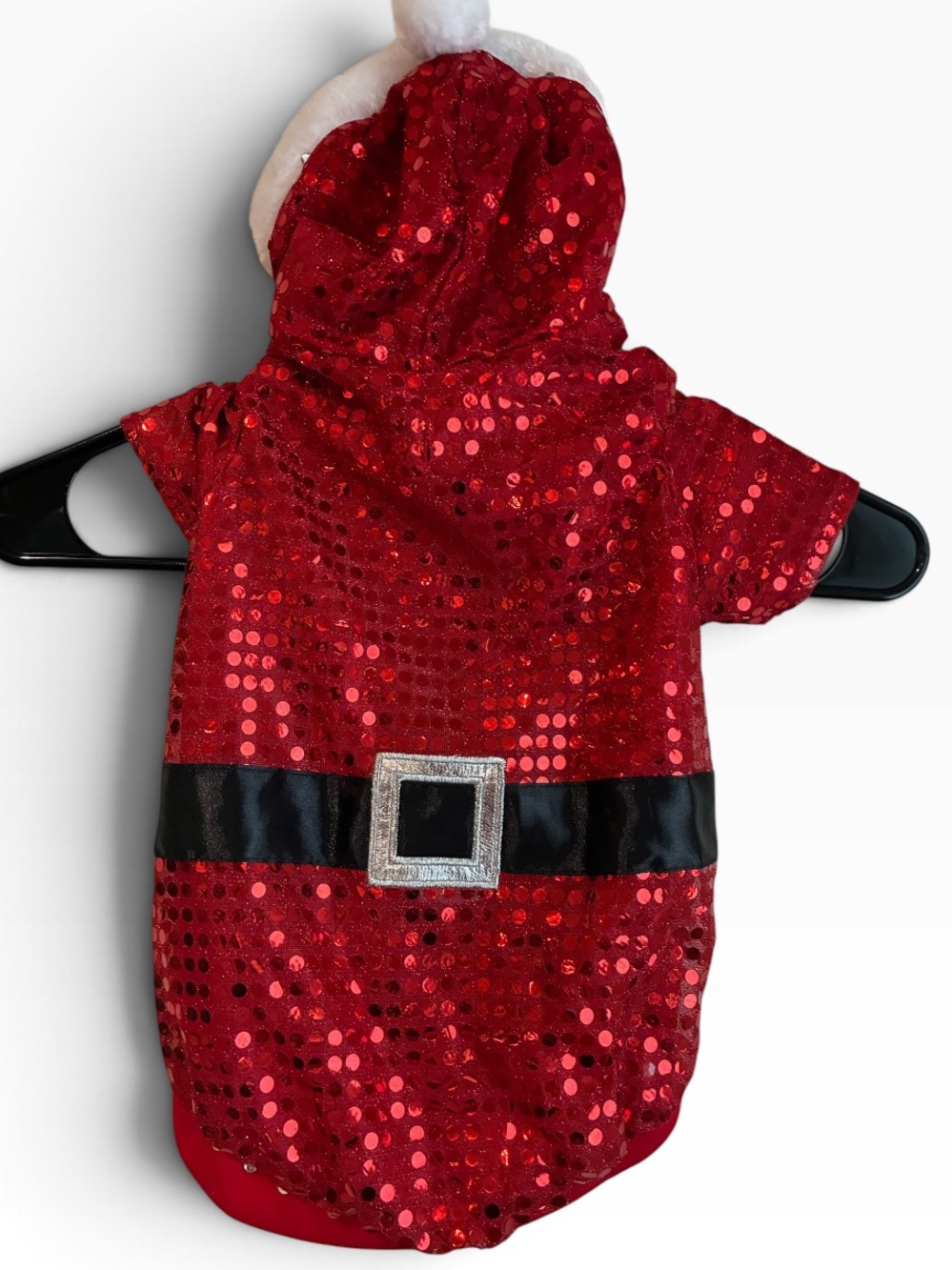 Santa Claus Dog/Cat Costume w/Hat - Red Brand New